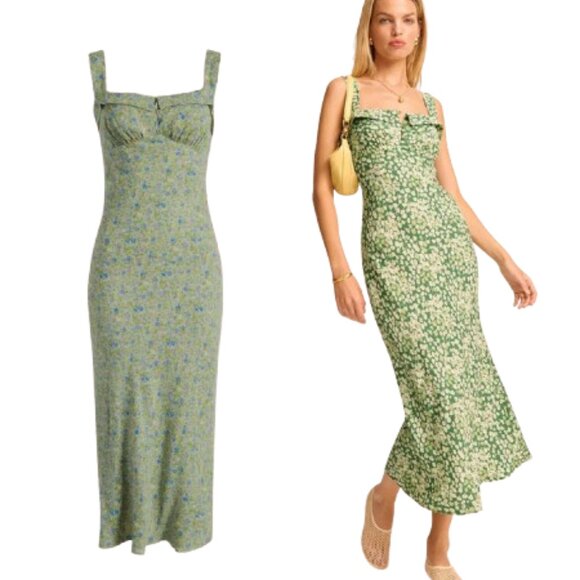 Reformation Dresses & Skirts - Reformation Cottagecore Tancy Midi Dress Size 12